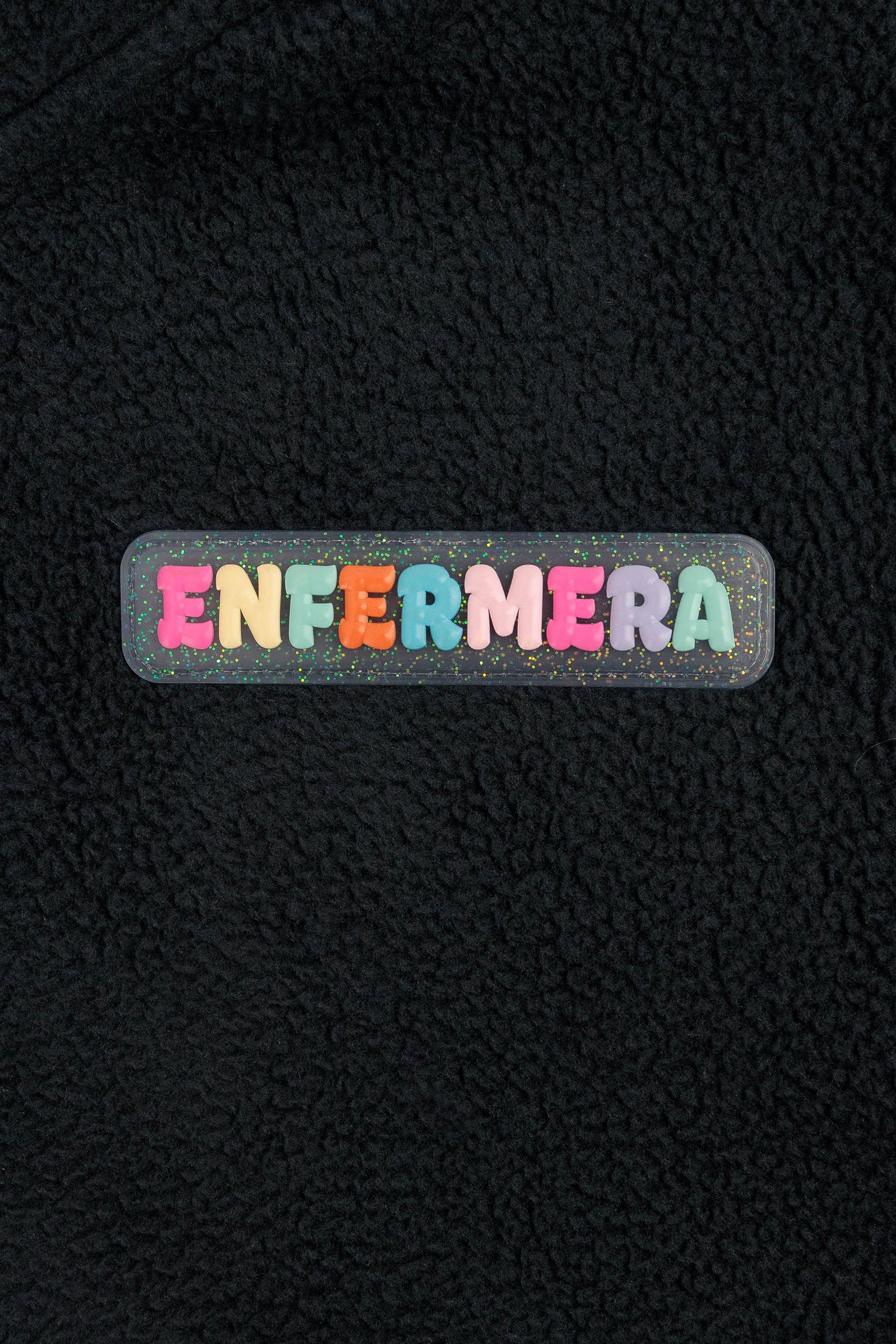 RELAXED FLEECE JACKET - "ENFERMERA"