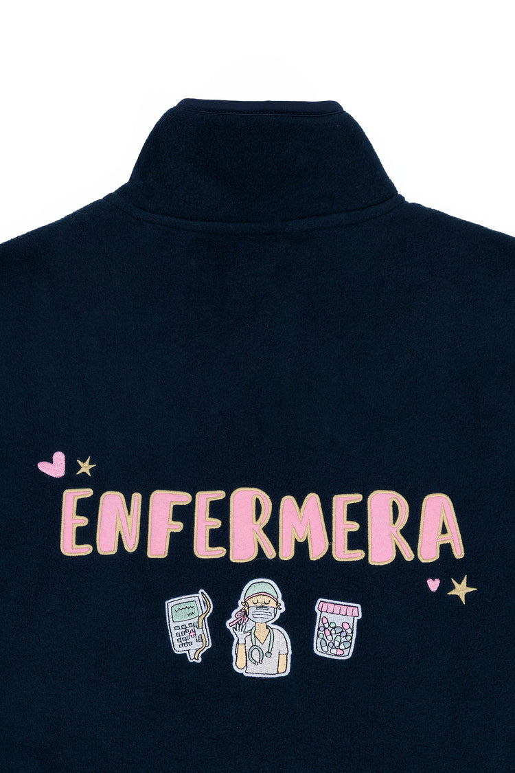 FLEECE JACKET "ENFERMERA" - A/W23 (PREORDER, SHIPPING STARTING FROM 16/05/2024)