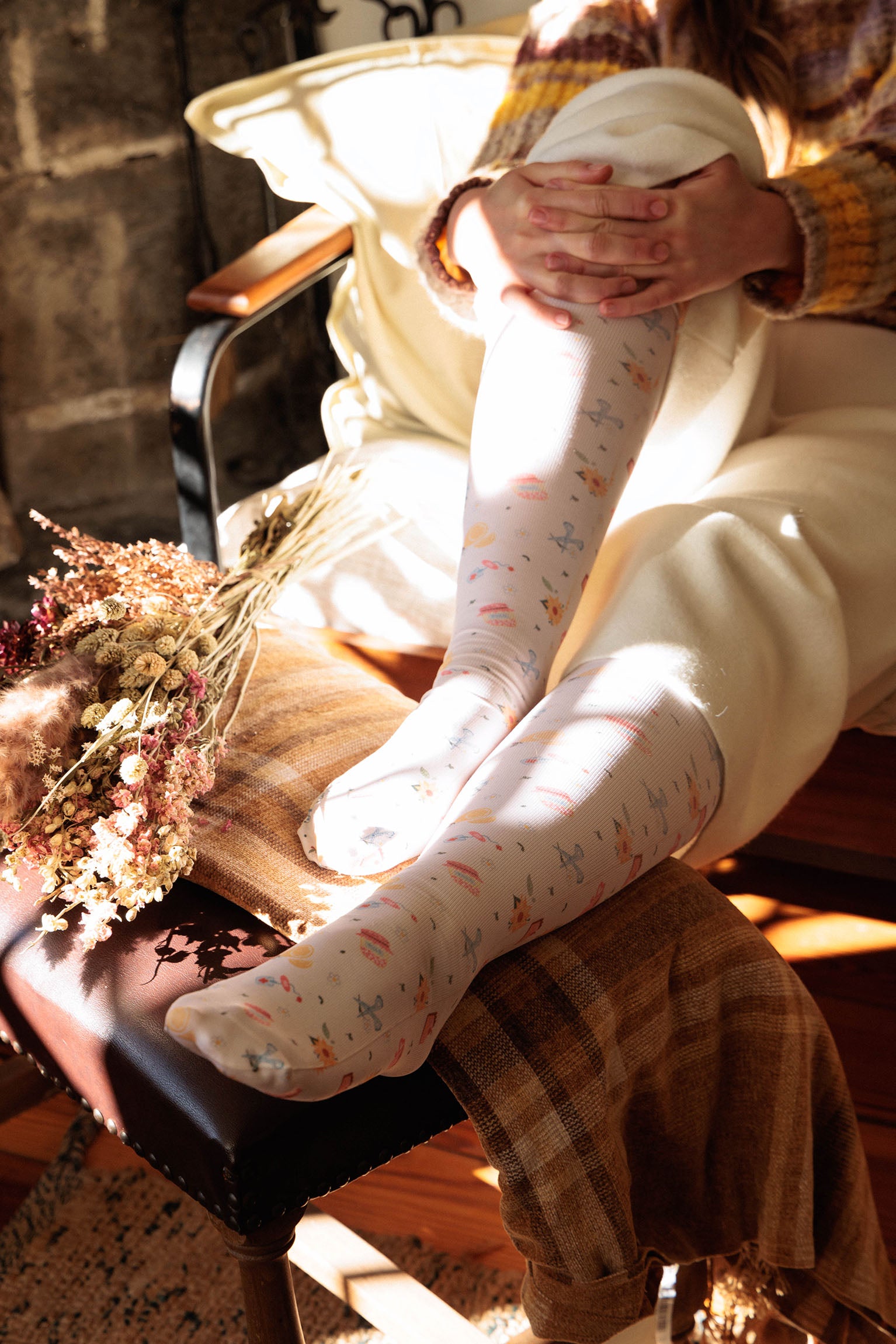 CALCETINES DE COMPRESIÓN COTTAGECORE 🌻