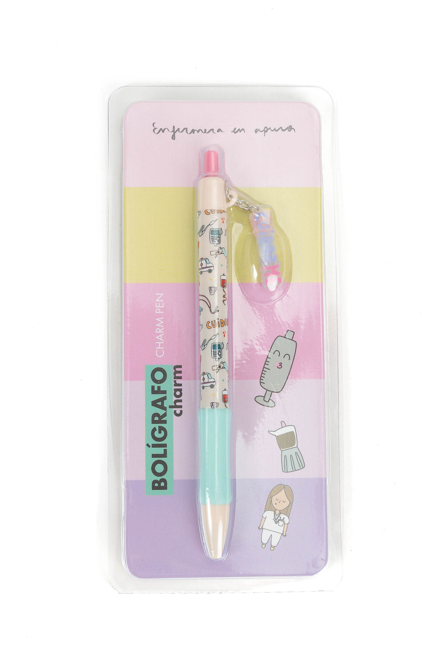 RETRACTABLE CHARM PEN - CUIDAR(ME)