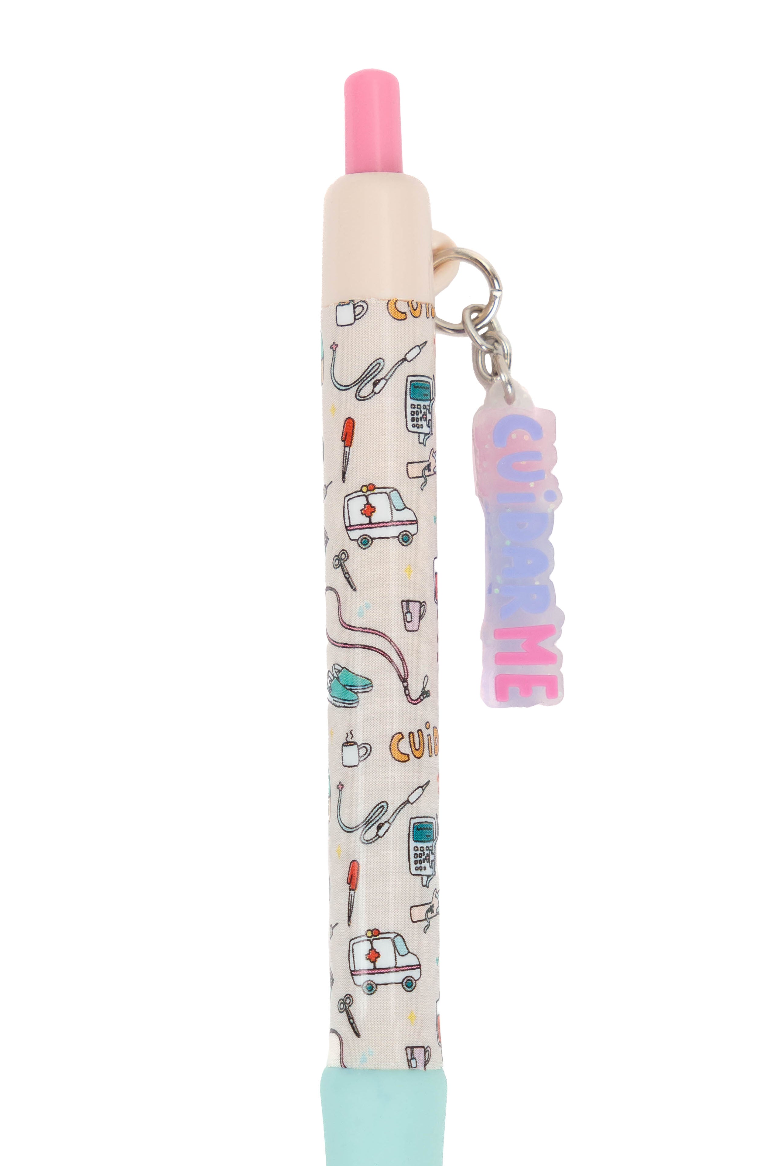 RETRACTABLE CHARM PEN - CUIDAR(ME)