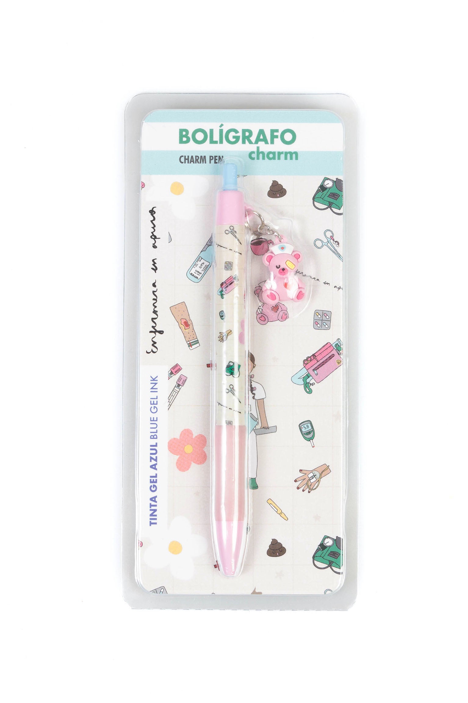 CHARM RETRACTABLE PEN - CUTE NURSING 🧸