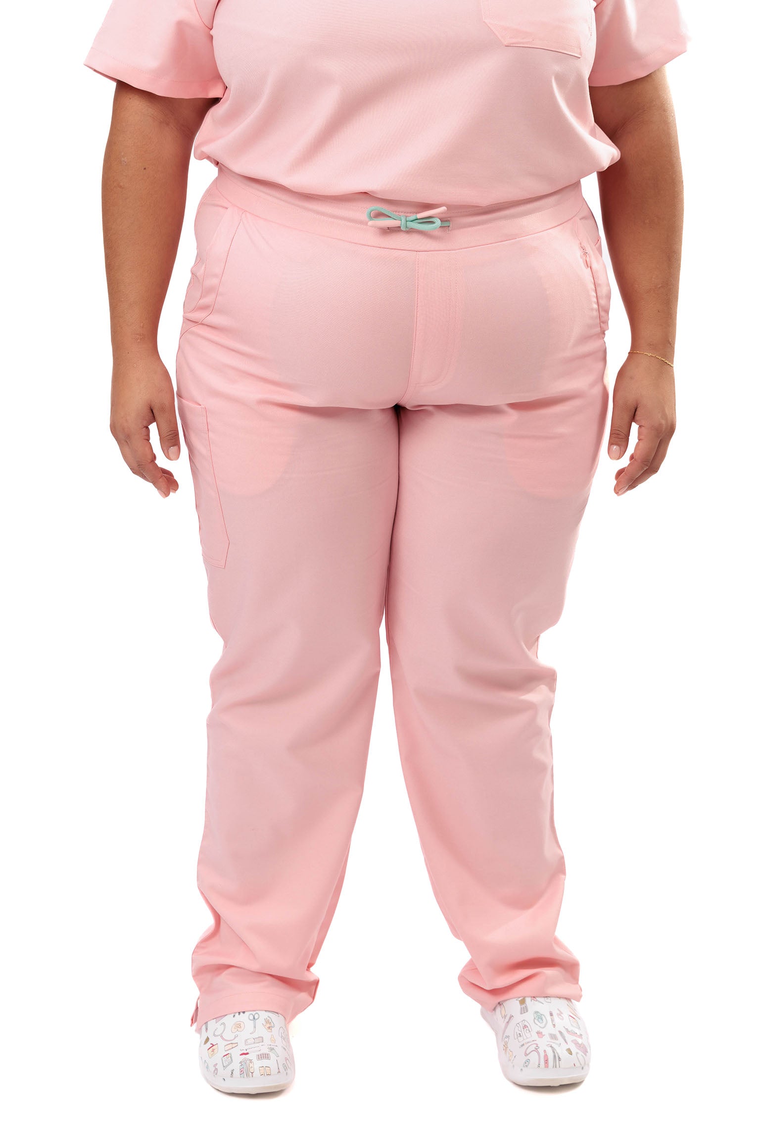 TECHNICAL SCRUB PANTS CARE ANGELS - BALLET PINK