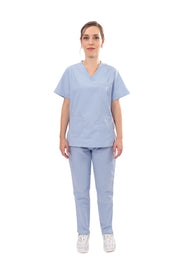 TECHNICAL SCRUB PANTS CARE ANGELS - BLUE DREAM