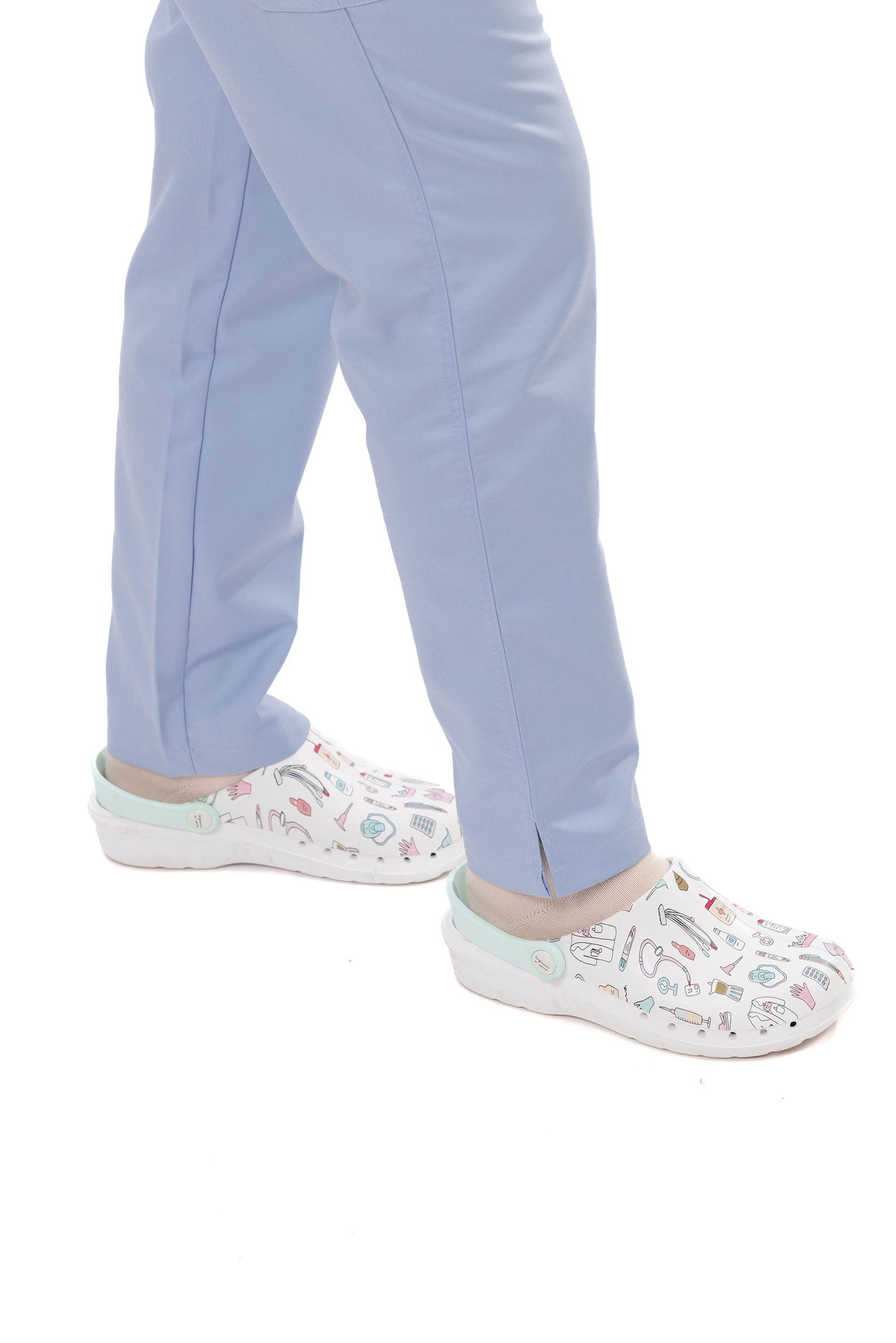 TECHNICAL SCRUB PANTS CARE ANGELS - BLUE DREAM