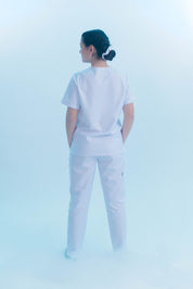 TECHNICAL SCRUB PANTS CARE ANGELS - STAR WHITE