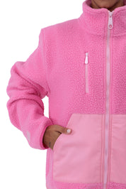CHAQUETA POLAR RELAXED PINK - TCAE