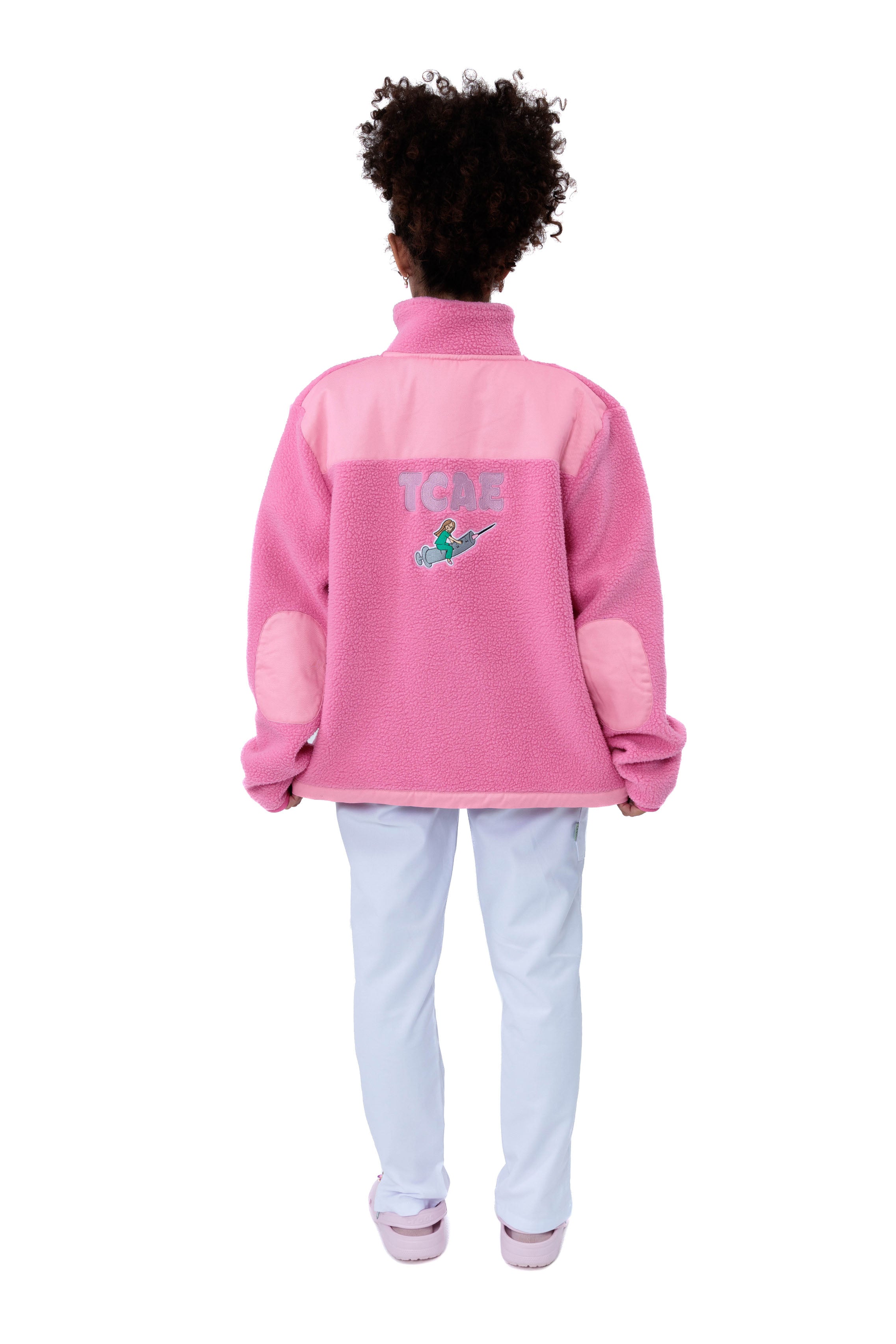 CHAQUETA POLAR RELAXED PINK - TCAE