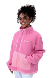 CHAQUETA POLAR RELAXED PINK - ENFERMERA