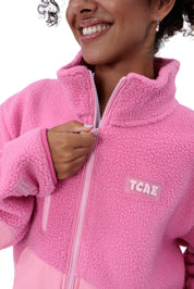 CHAQUETA POLAR RELAXED PINK - TCAE