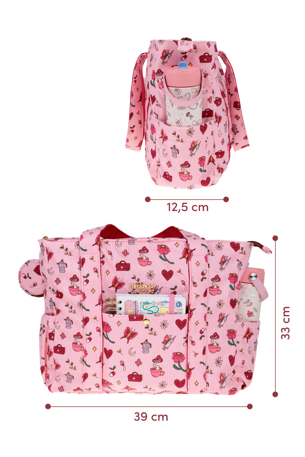BOLSO MULTIBOLSILLOS + MONEDERO - NURSE ERA 🍄