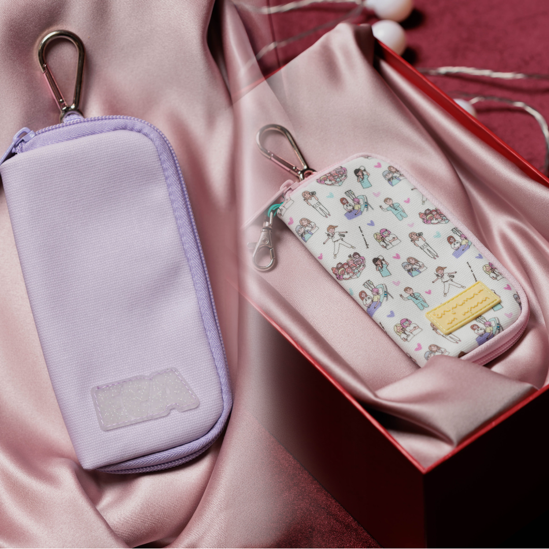 MONEDERO PORTALLAVES - LILA Y LOVELY TEAM
