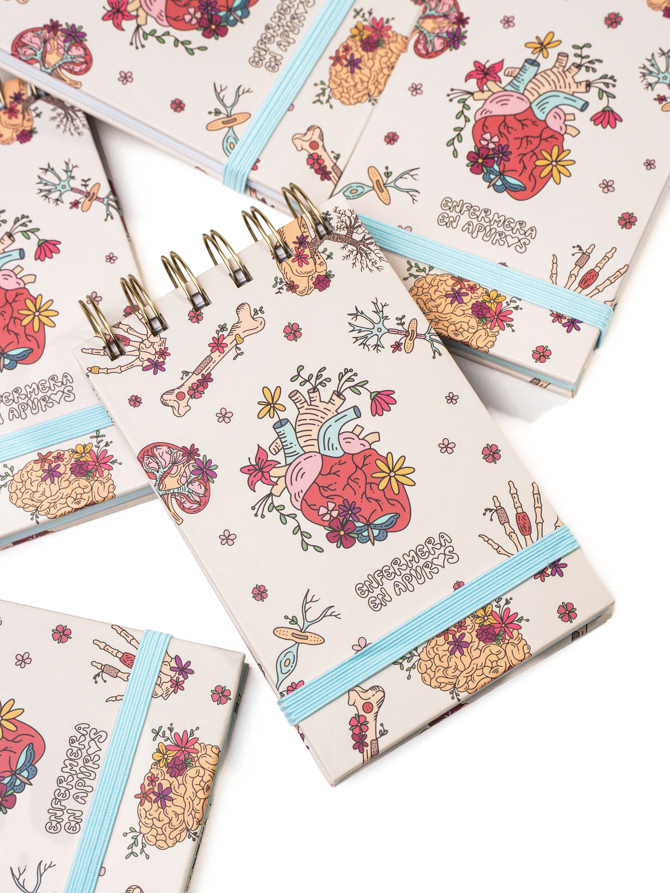 MINI NOTEBOOK WITH RINGS - ANATOMY🫀