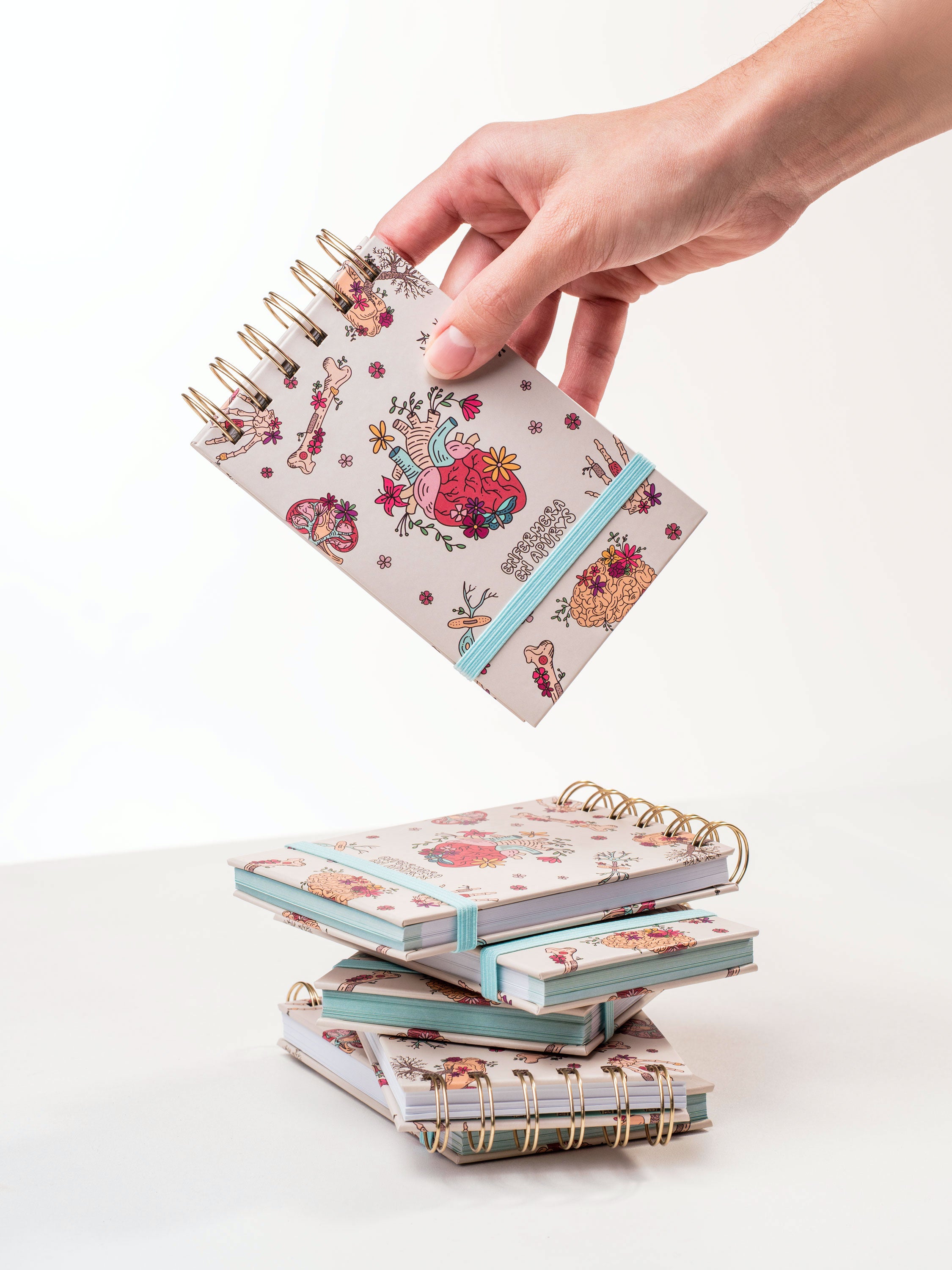 MINI NOTEBOOK WITH RINGS - ANATOMY🫀