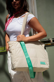 BOLSO PUFFER BEIGE