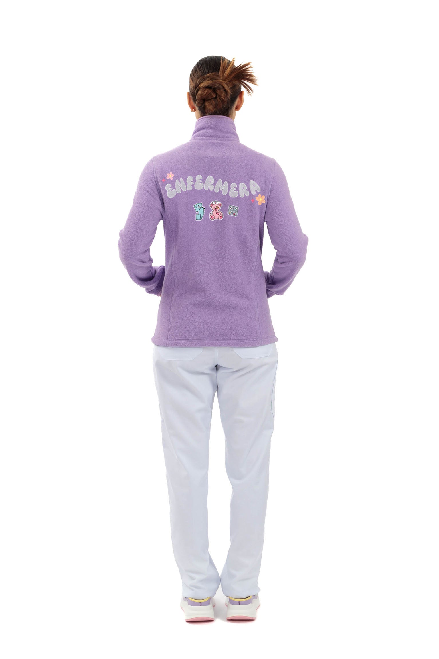 CHAQUETA POLAR ENFERMERA BRIGHTS LILAC REMEDY