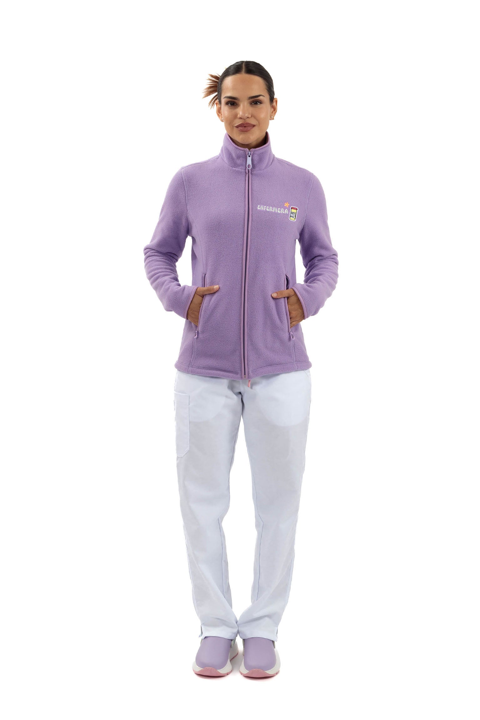 BRIGHTS "ENFERMERA" FLEECE JACKET - LILAC REMEDY  