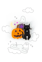 CLIP ZUECOS SPOOKY GATITO 🎃