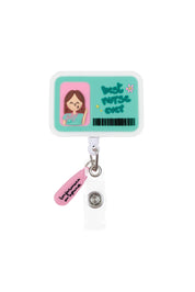 ID HOLDER "BEST NURSE EVER" - NURSE IN A RUSH