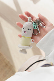 PLUSH LUSH SYRINGE KEYCHAIN