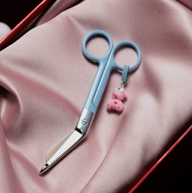 TIJERAS "OSITO" 🧸 - BABY BLUE