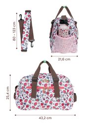 LARGE EVERYDAY SPORTS BAG - STRAWBERRY