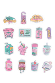PACK PEGATINAS NURSE IN A RUSH