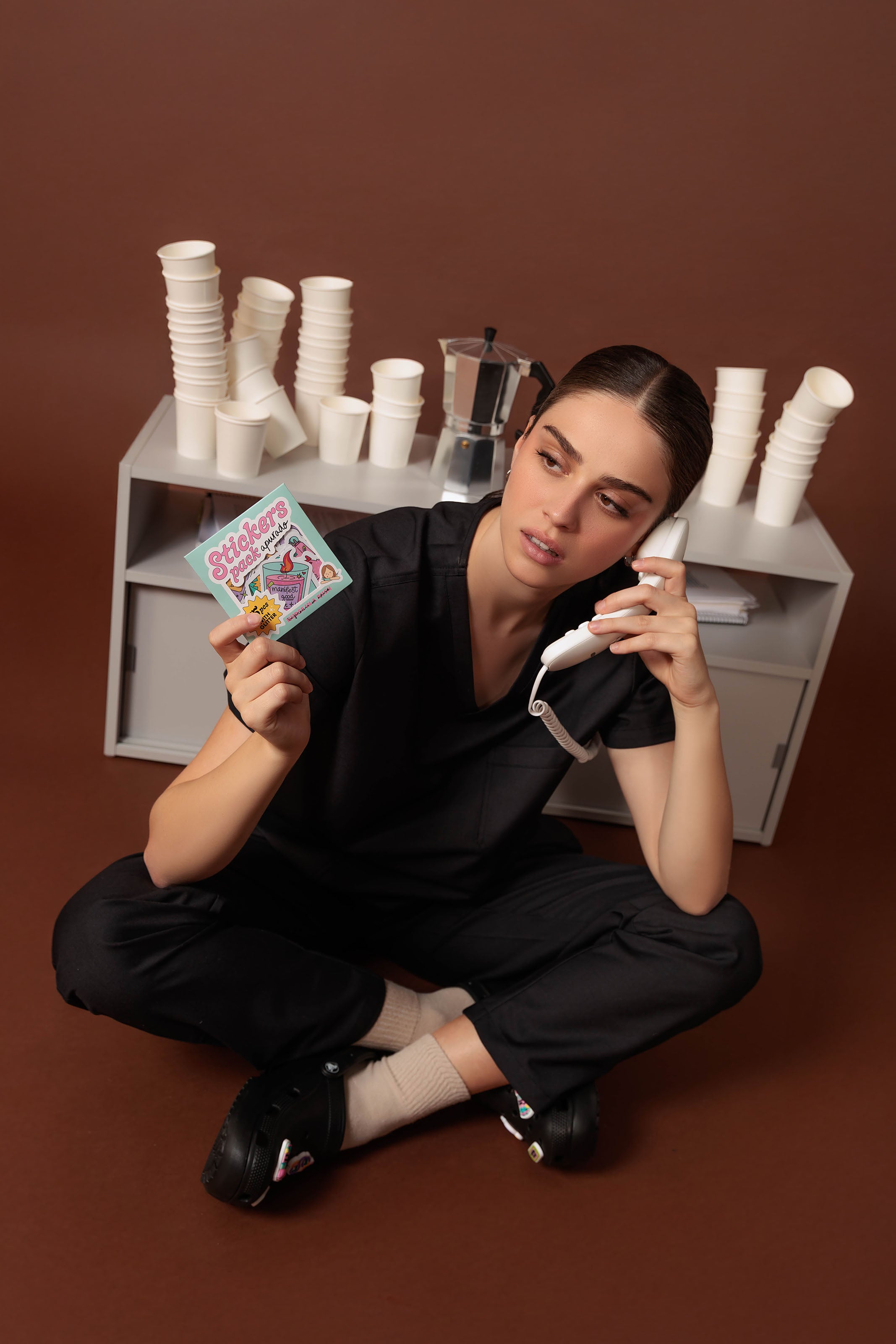 PACK PEGATINAS NURSE IN A RUSH
