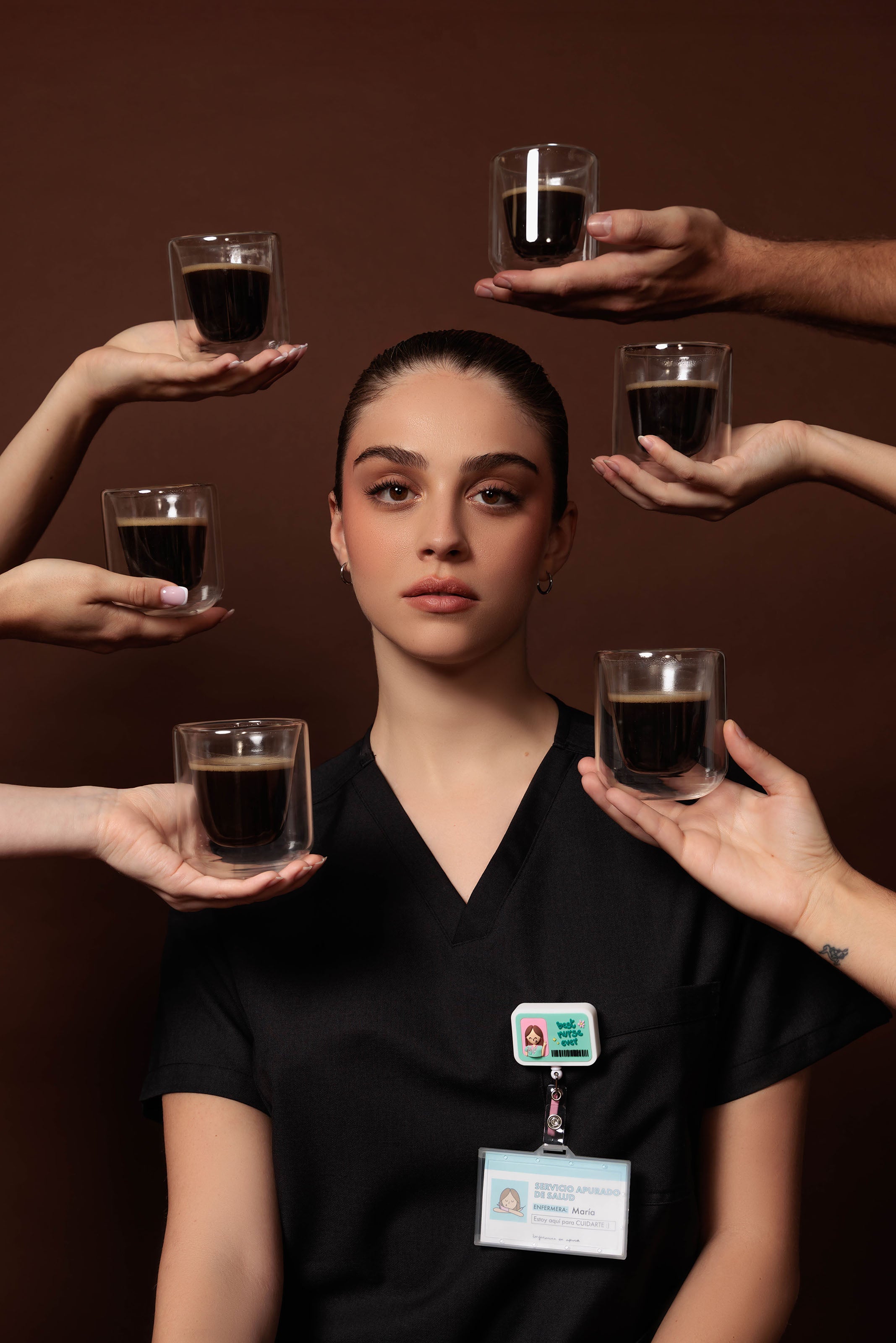 ID HOLDER "BEST NURSE EVER" - NURSE IN A RUSH