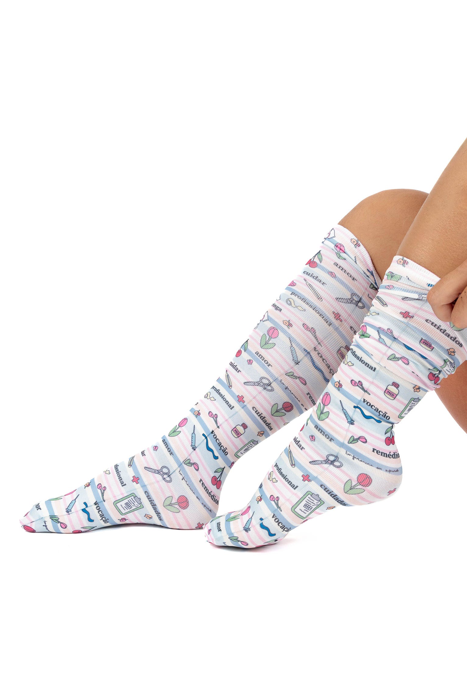 COMPRESSION SOCKS - SERINGA E VOCAÇAO 🍒