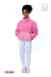 CHAQUETA POLAR RELAXED PINK - ENFERMERA