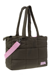 BOLSO PUFFER MARRÓN
