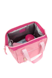 LUNCH BAG WITH HANDLES PINK - SOFT COLORS