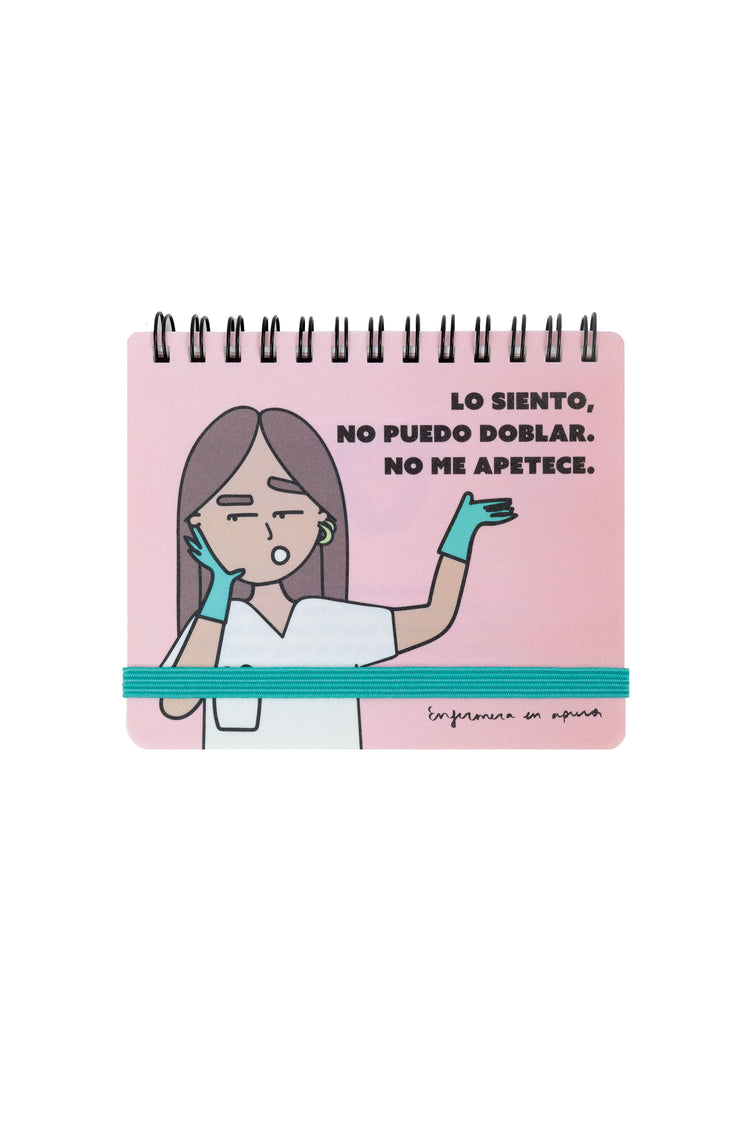 SHIFT PLANNER WITH RINGS - "NO ME APETECE DOBLAR"