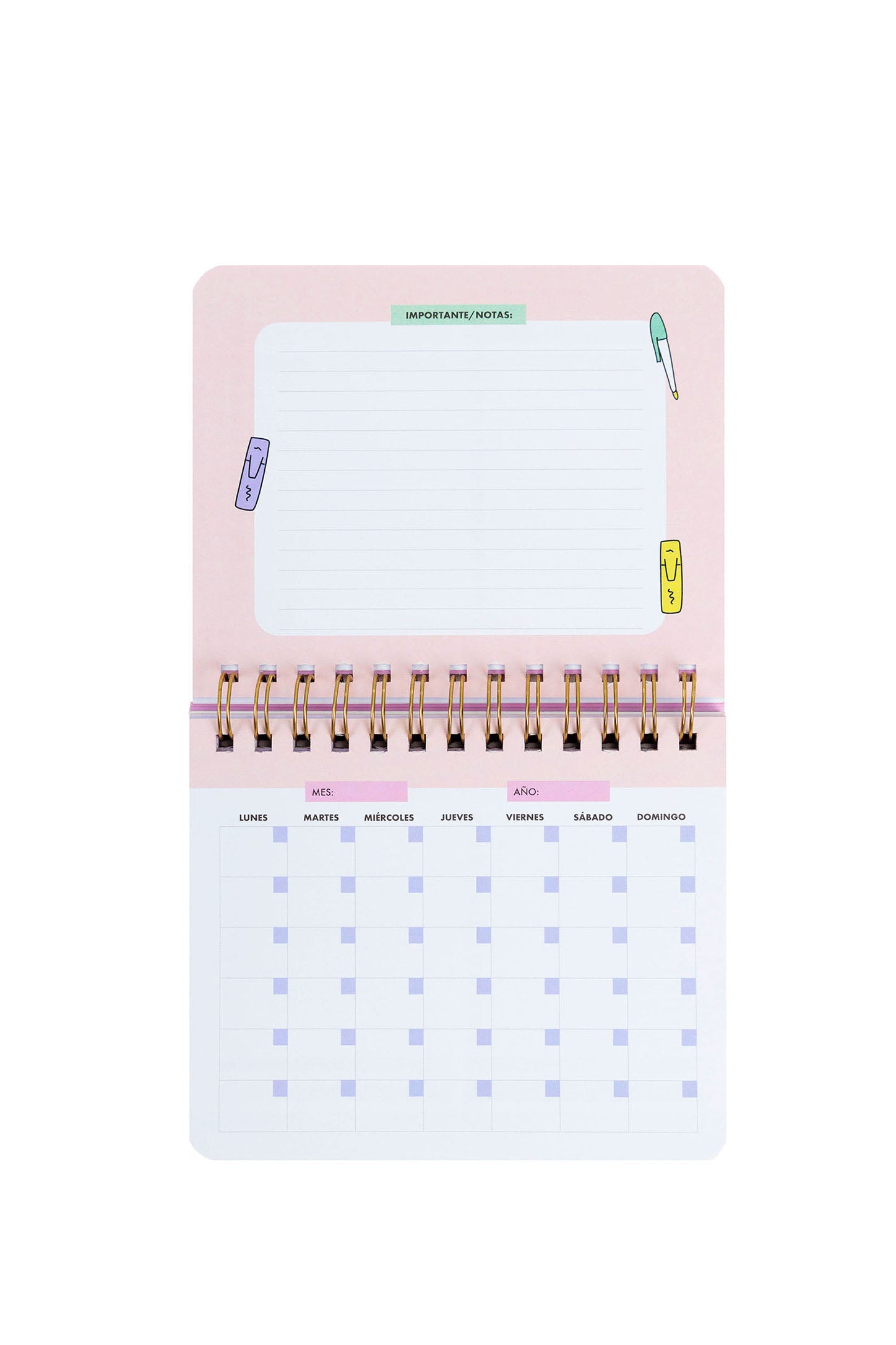 SHIFT PLANNER WITH RINGS - BLOSSOM  🌸