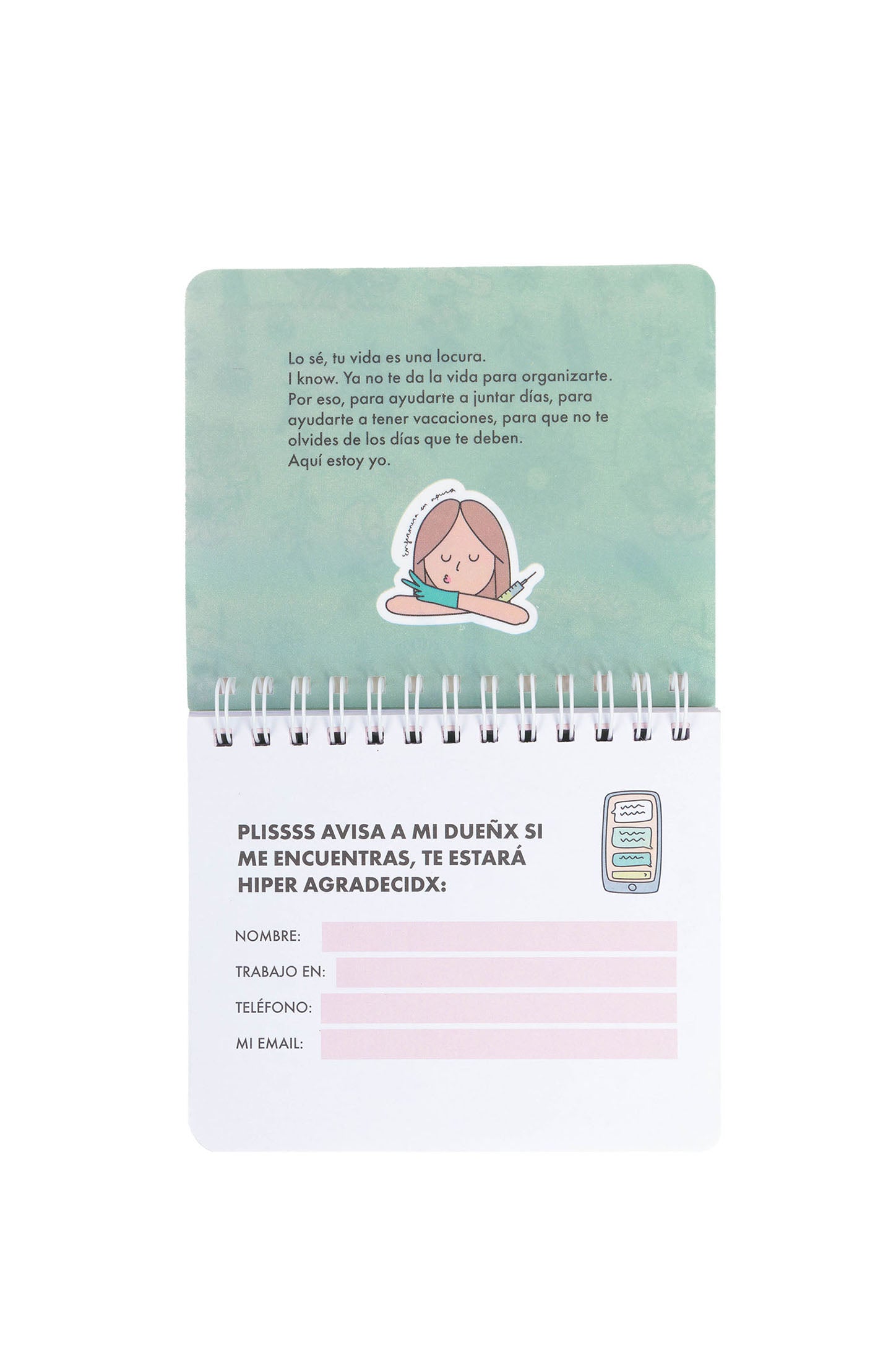 SHIFT PLANNER WITH RINGS - BLOSSOM  🌸