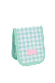 POCKET ORGANIZER VICHY AQUAMARINE