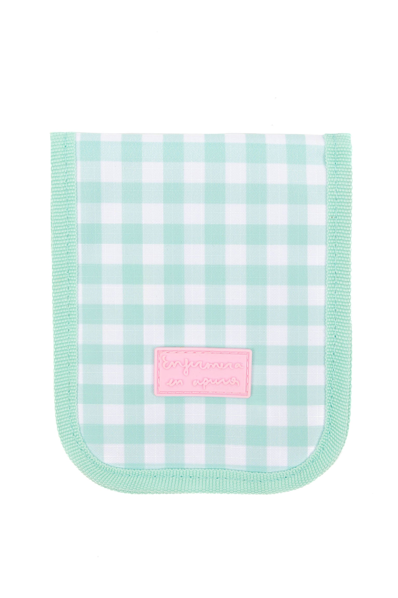 POCKET ORGANIZER VICHY AQUAMARINE