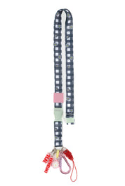 LANYARD CHARM VICHY DAISIES