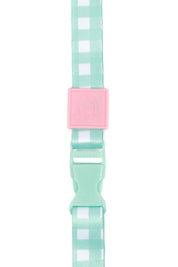 LANYARD CHARM VICHY AQUAMARINE