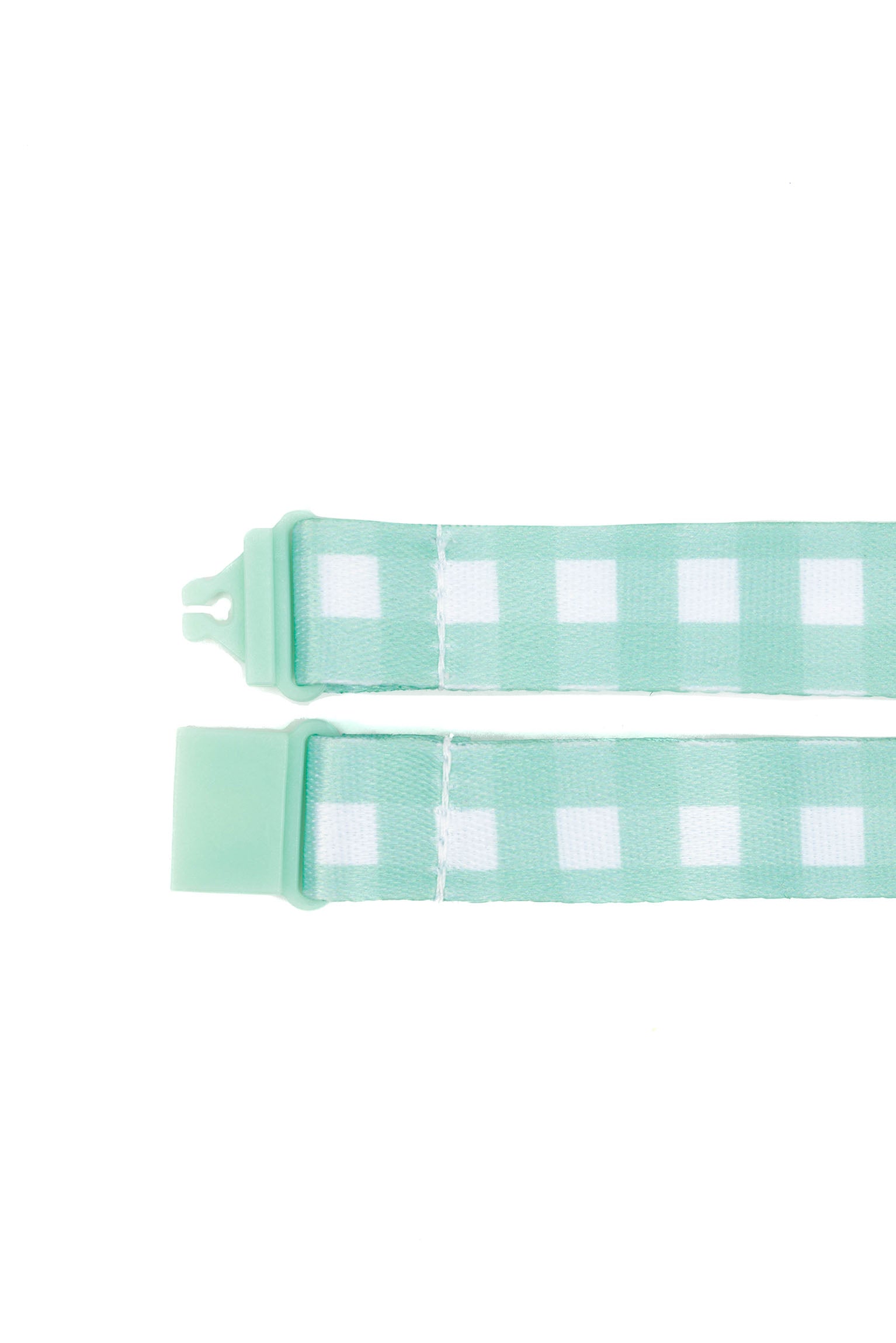 LANYARD CHARM VICHY AQUAMARINE