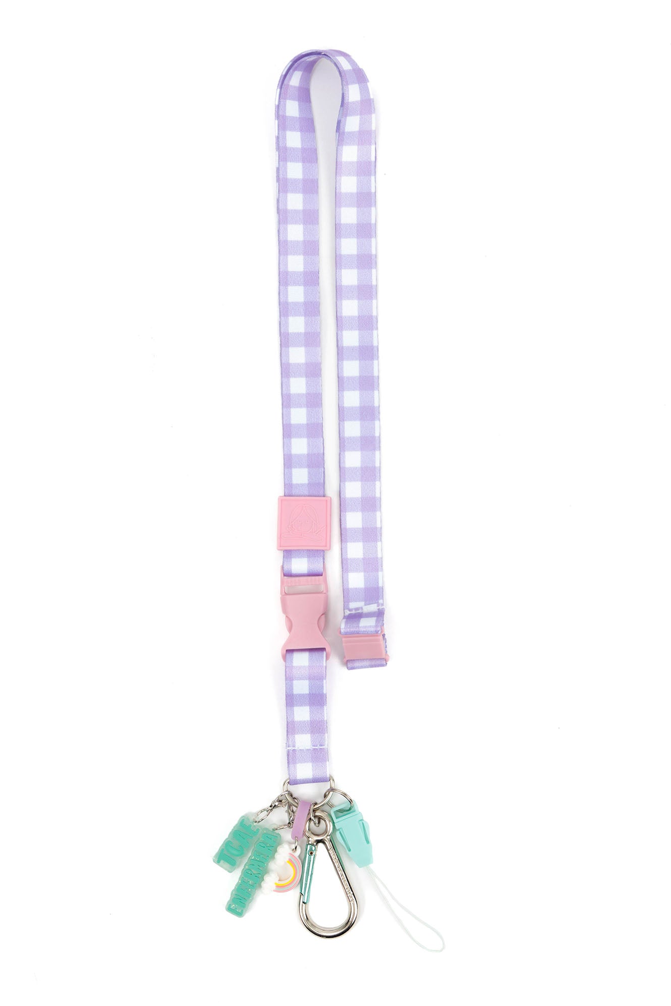 LANYARD CHARM VICHY LILAC