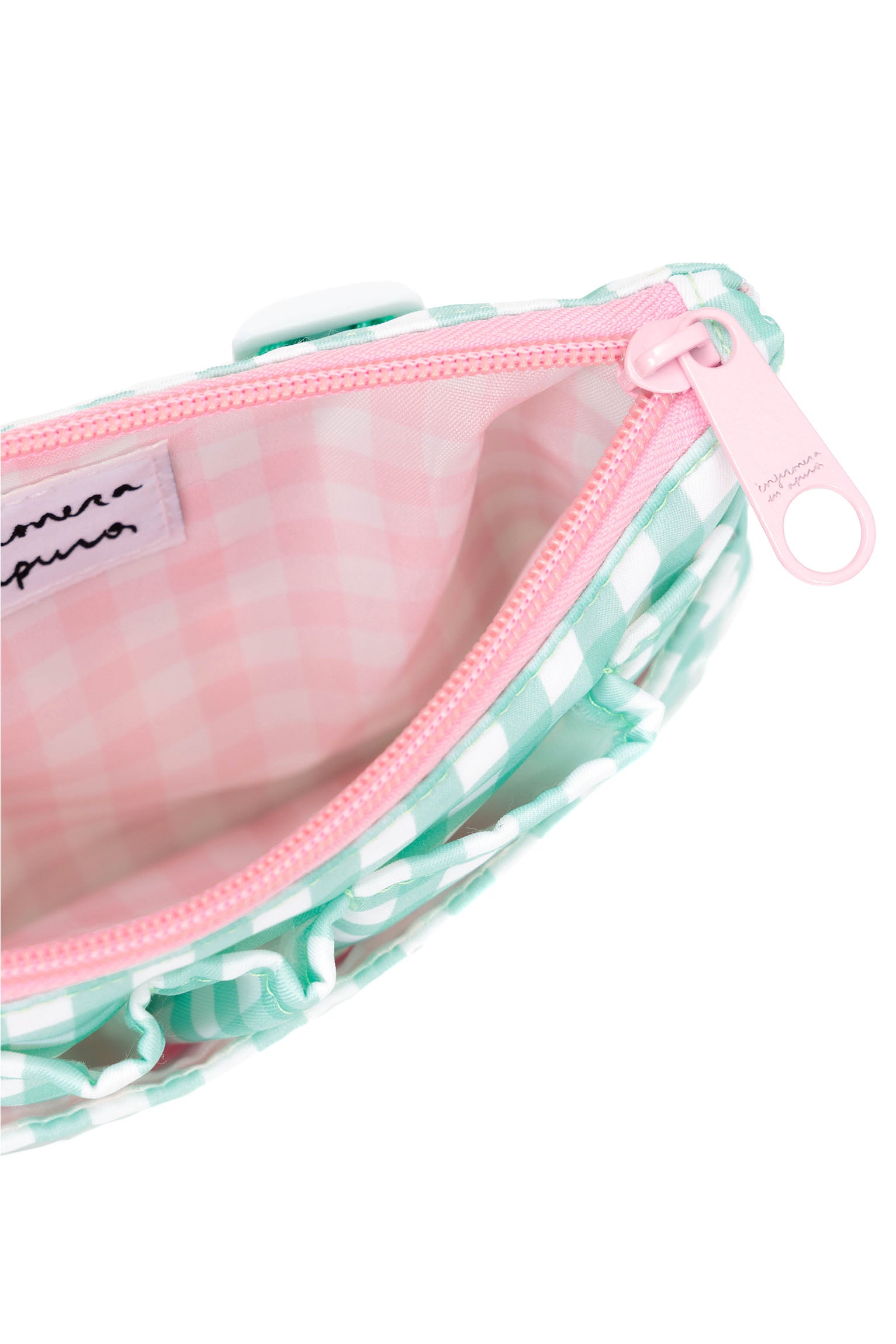 FANNY BAG VICHY AQUAMARINE