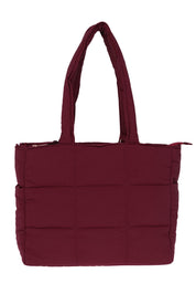 BOLSO PUFFER - BURGUNDY