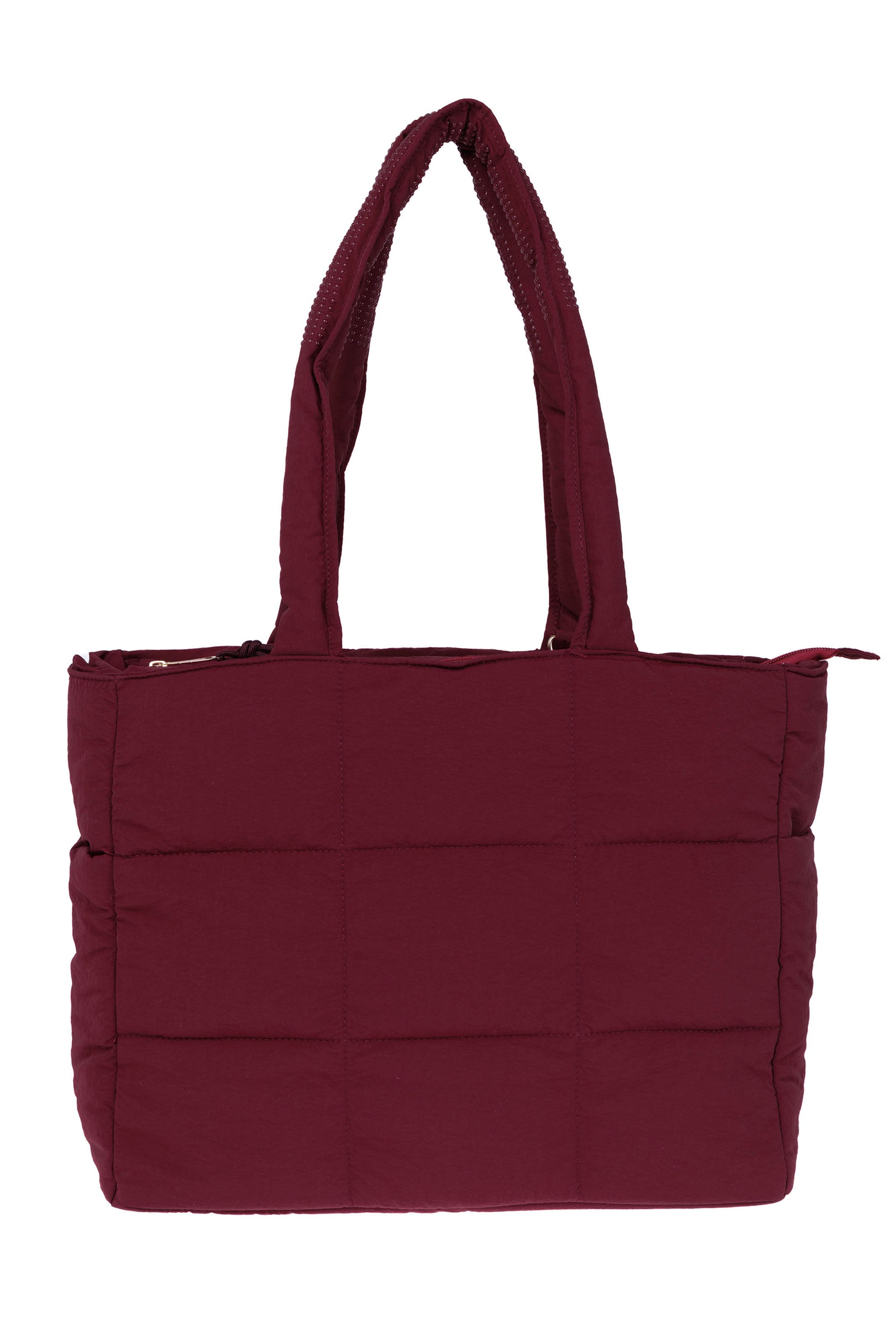 BOLSO PUFFER - BURGUNDY