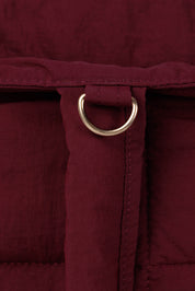 BOLSO PUFFER - BURGUNDY