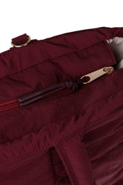BOLSO PUFFER - BURGUNDY