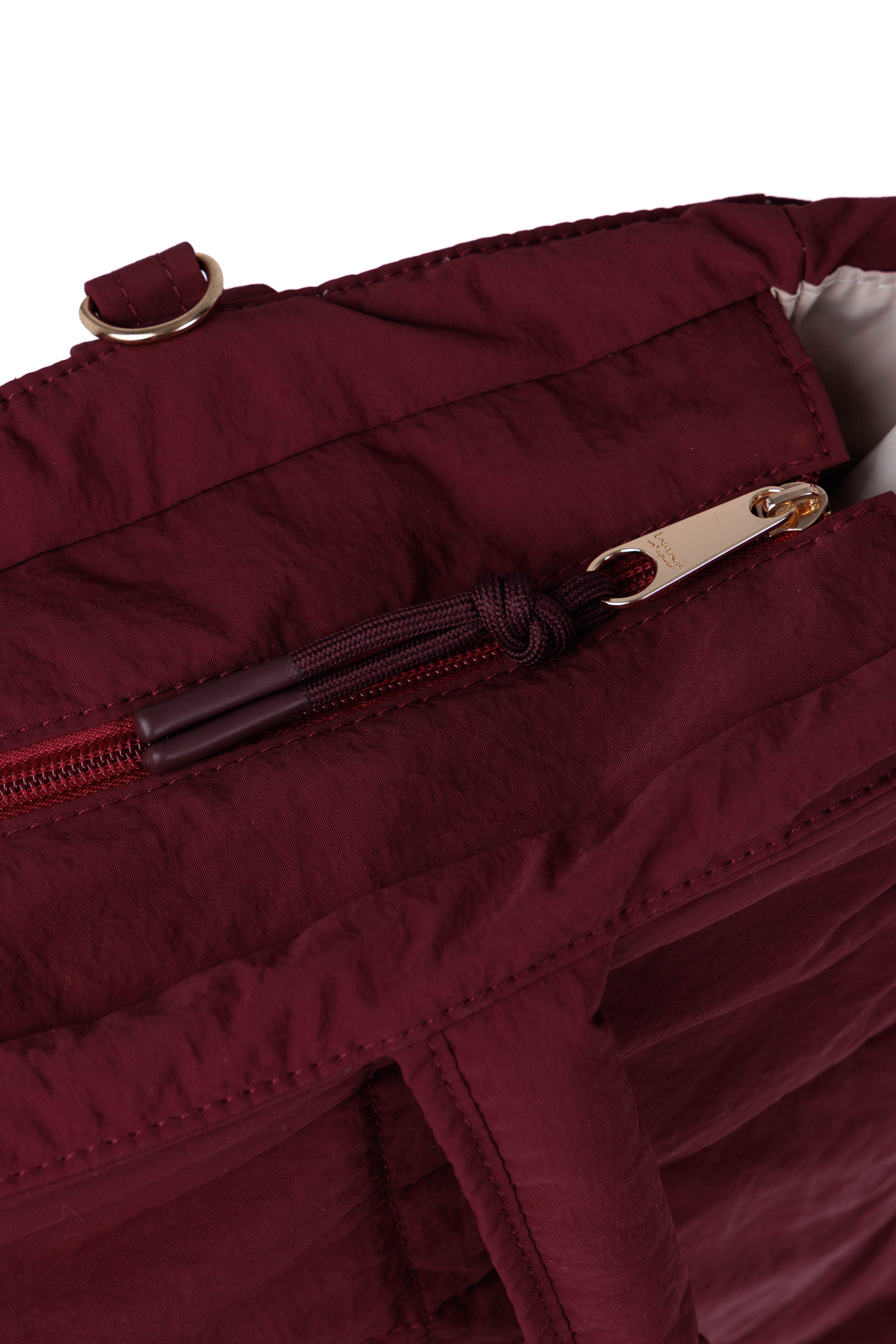 BOLSO PUFFER - BURGUNDY