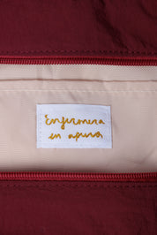 BOLSO PUFFER - BURGUNDY