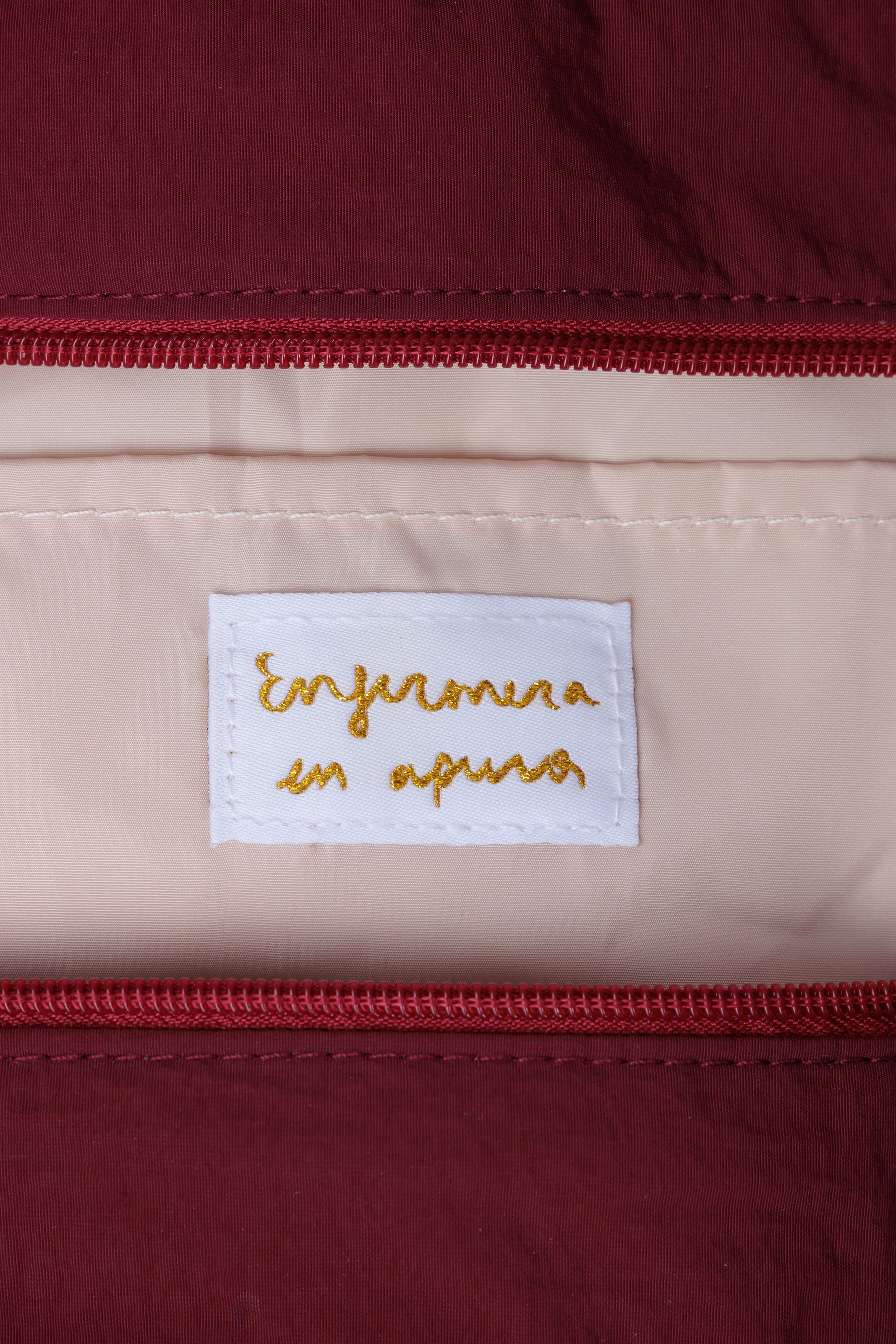 BOLSO PUFFER - BURGUNDY